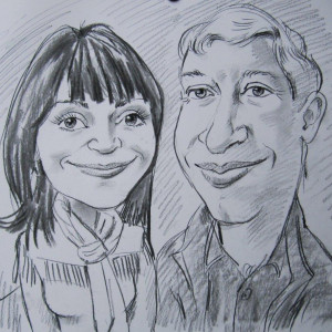 Шарж. б., уголь, 30х40, 2010 г.