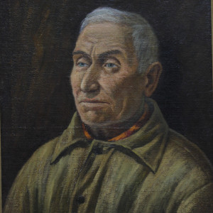 Портрет дяди Лёни. х.м.,  50х60, 2005 г.