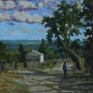 Этюд. к.м., 30х40, 1987 г.