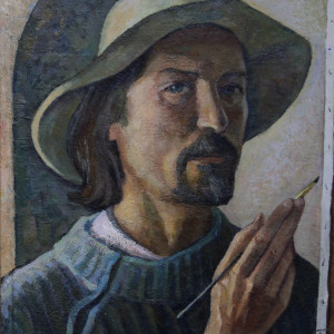 Автопортрет. х.м. 50х60, 2015 г.