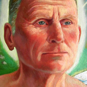 Валерий Иванович (фрагмент), х.м.,  2010г.