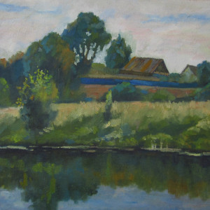 Утро на пруду.